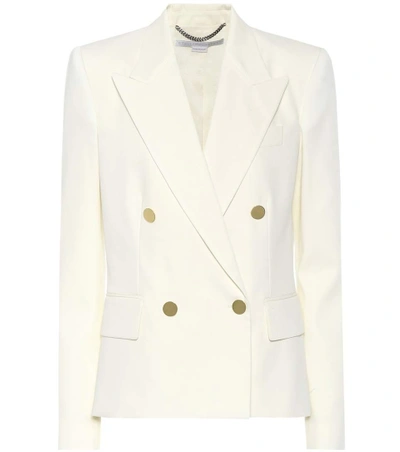 Shop Stella Mccartney Emery Wool Blazer In White