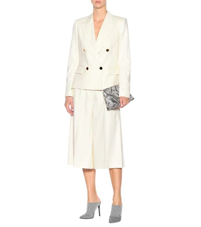 Shop Stella Mccartney Emery Wool Blazer In White