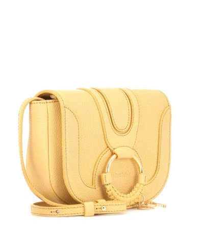 Shop See By Chloé Hana Mini Leather Shoulder Bag In Yellow
