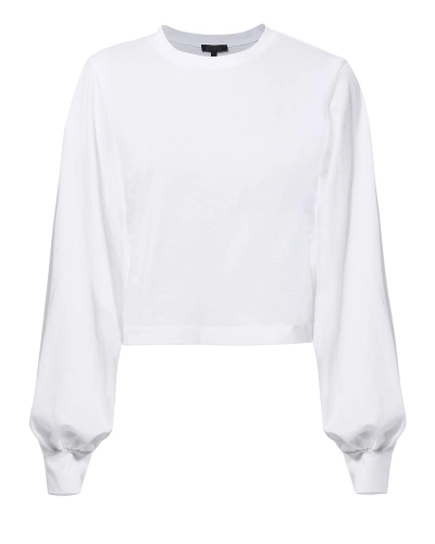 Shop The Range Stark Cropped T-shirt In White