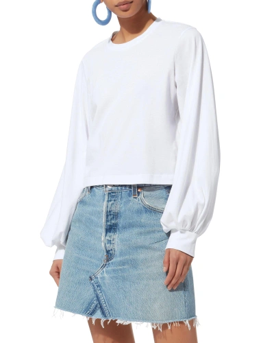 Shop The Range Stark Cropped T-shirt In White