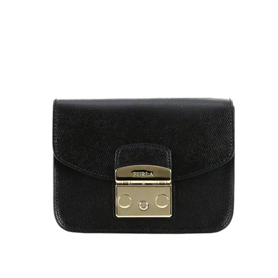 Shop Furla Mini Bag Shoulder Bag Women  In Black