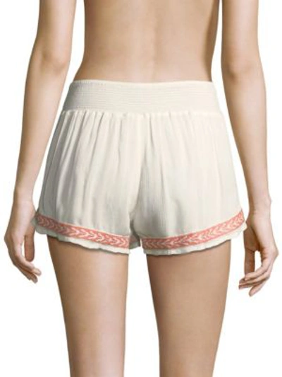 Shop L*space Ivy Tie-front Shorts In Ivory