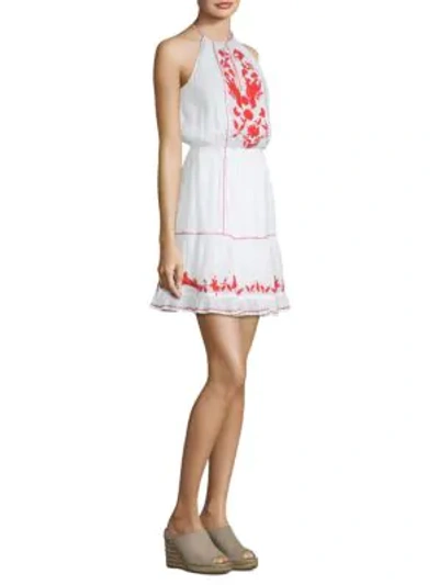 Shop Joie Women's Clemency Embroidered Dress In White