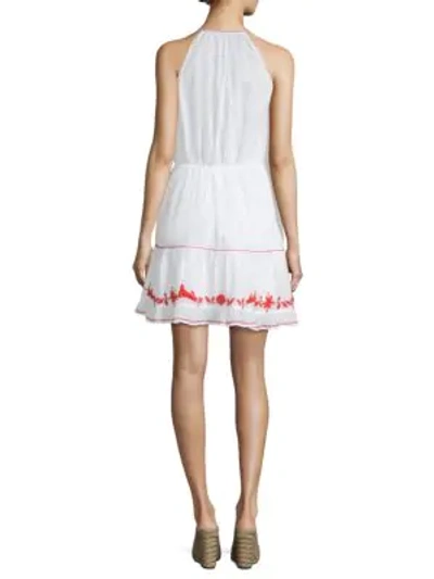Shop Joie Women's Clemency Embroidered Dress In White