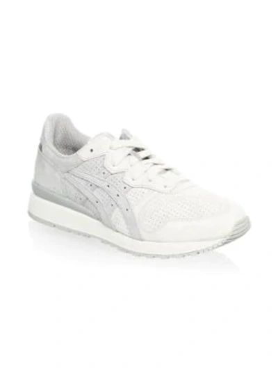 Shop Onitsuka Tiger Tiger Ally Suede Sneakers In Mid Grey