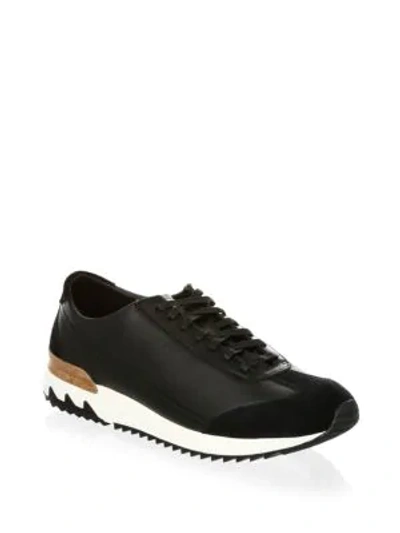 Shop Onitsuka Tiger Tiger Mhs Cl Leather Sneakers In Black