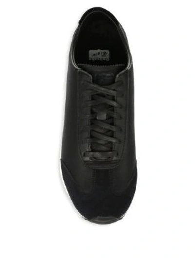 Shop Onitsuka Tiger Tiger Mhs Cl Leather Sneakers In Black