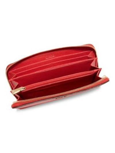 Shop Furla Babylon Leather Wallet In Fuchsia