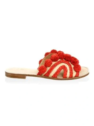 Shop Joie Paden Pom-pom Sandals In Multi