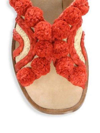 Shop Joie Paden Pom-pom Sandals In Multi