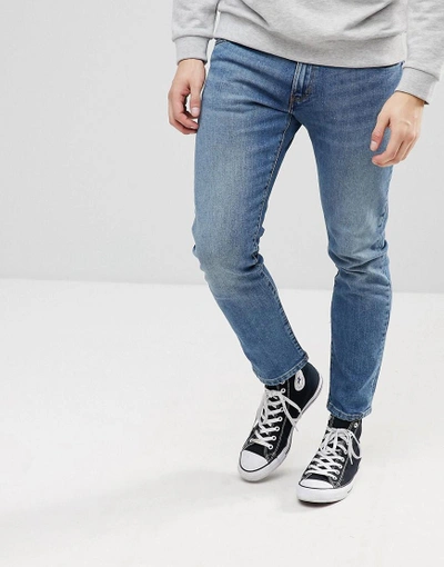 Wrangler Bryson Skinny Jeans Hopkins Blue - Blue | ModeSens