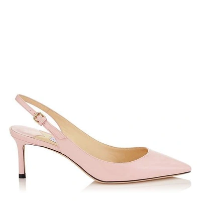 Shop Jimmy Choo Erin 60 Rosewater Patent Leather Slingback Pumps