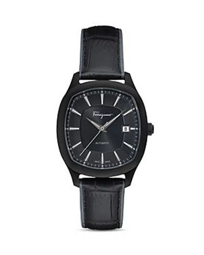 Shop Ferragamo Time Watch, 41mm In Black