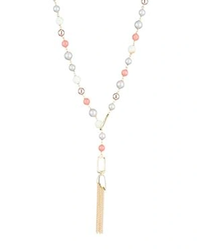 Shop Alexis Bittar Lariat Necklace, 41 In Multi/gold