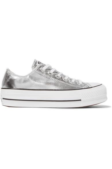 metallic fur chuck taylor all star platform