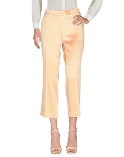Shop Etro Casual Pants In Apricot