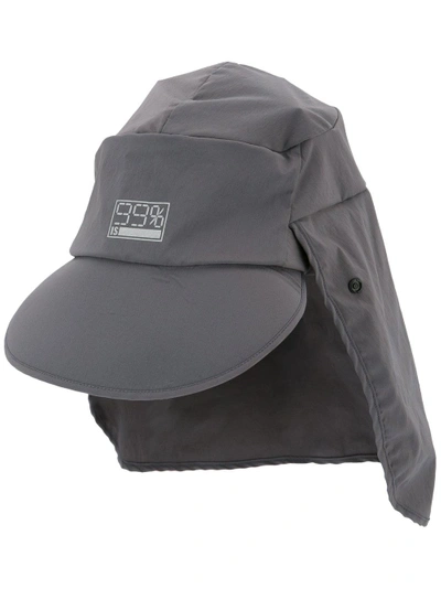 Shop 99% Is Front Logo Printed Hat - Grey