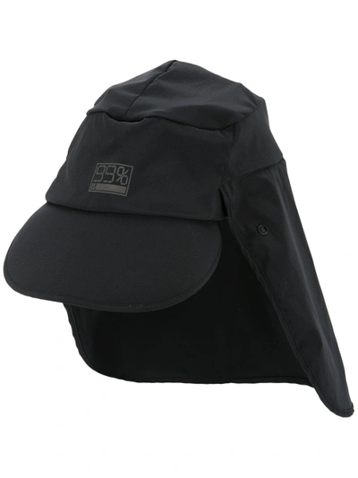 Shop 99% Is Front Printed Logo Hat - Black