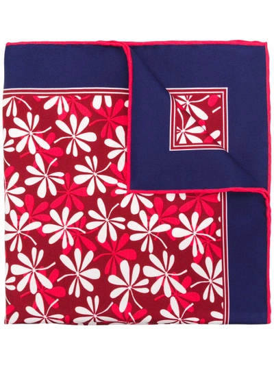 Shop Kiton Floral Print Scarf - Red