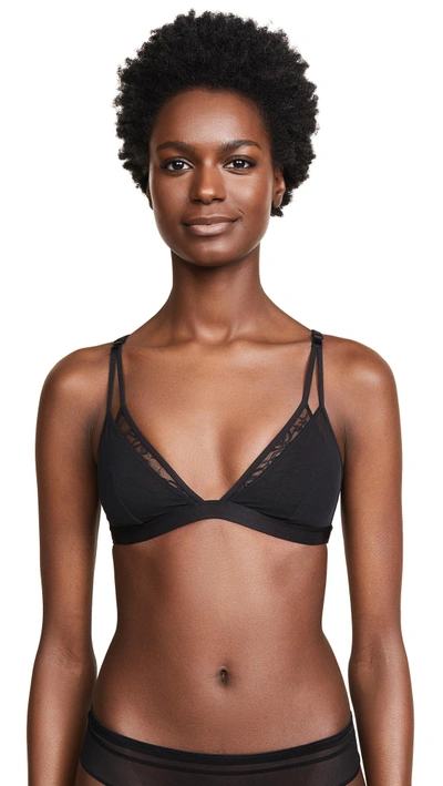 Shop Heidi Klum Stretch Lace Soft Cup Bra In Black