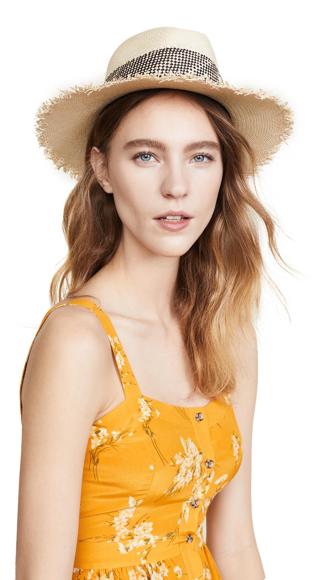 rag and bone frayed edge panama hat