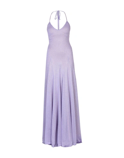 Shop Dsquared2 Long Dresses In Lilac