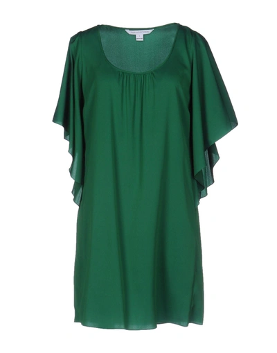 Shop Diane Von Furstenberg Short Dresses In Green