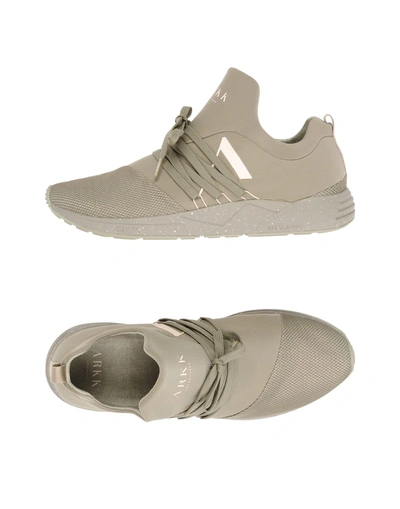 Shop Arkk Copenhagen Sneakers In Khaki