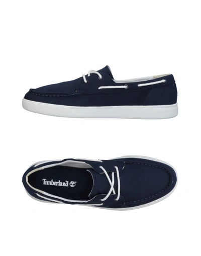 Shop Timberland Loafers In Dark Blue