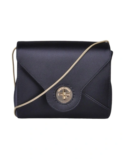 Shop Giorgio Armani Handbags In Dark Blue
