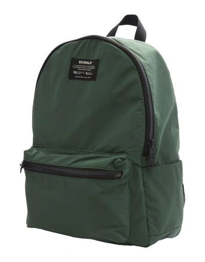 Shop Ecoalf Backpack & Fanny Pack In Green