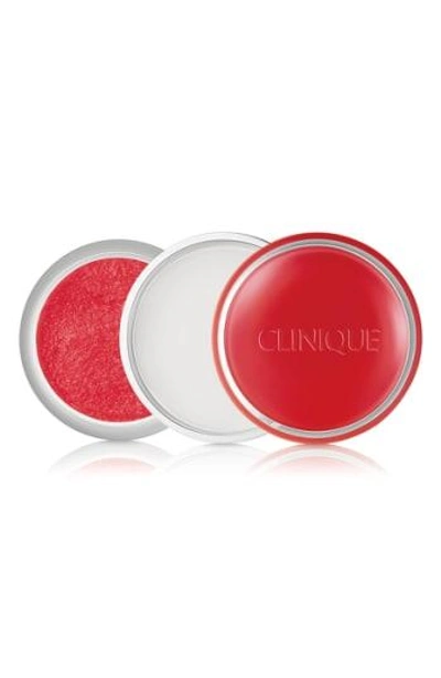 Shop Clinique 'sweet Pots' Sugar Scrub & Lip Balm In Red Velvet