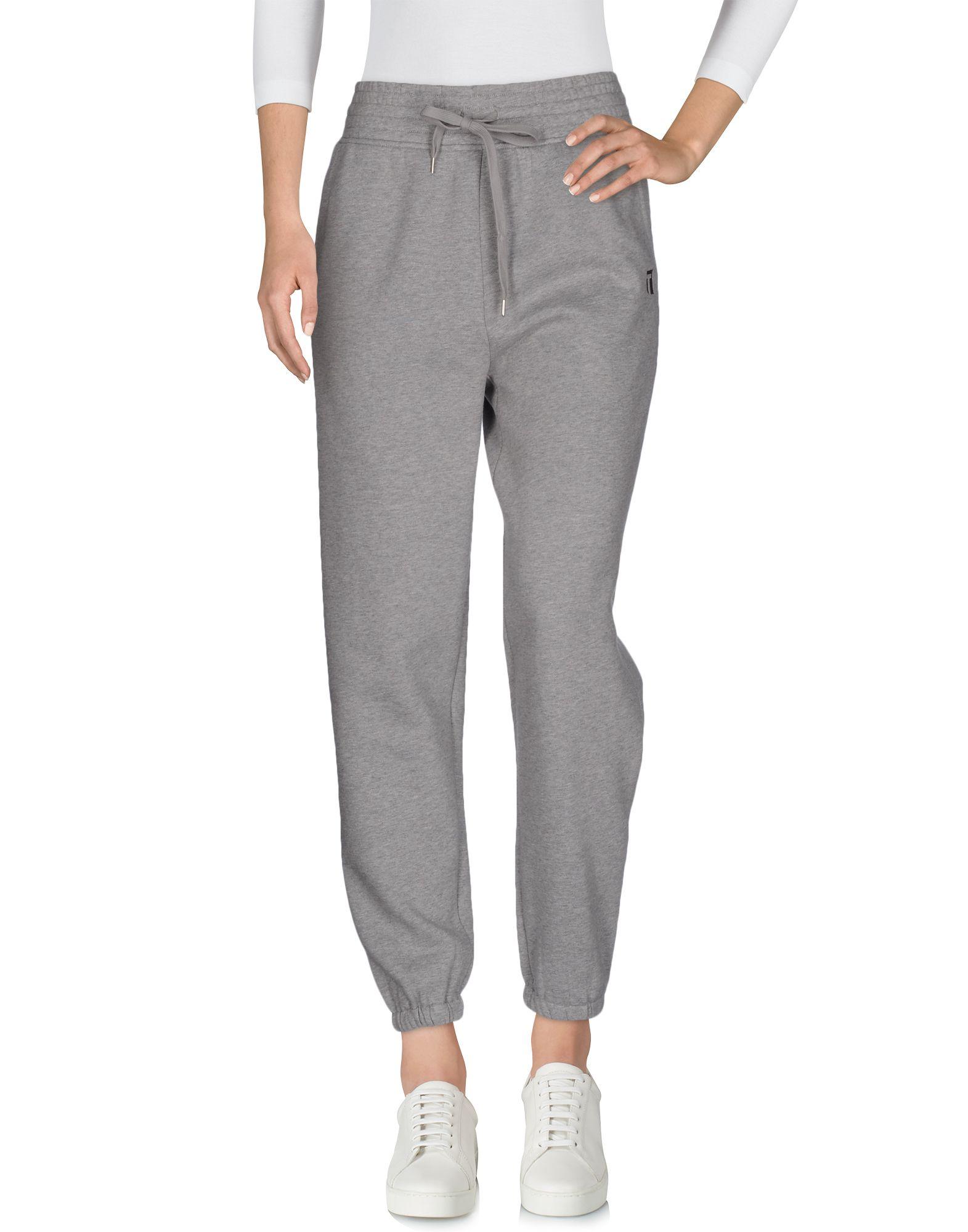 T By Alexander Wang Casual Pants In Grey | ModeSens