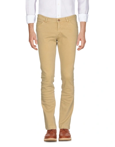 Shop Etro Casual Pants In Sand