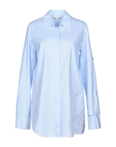 Shop Helmut Lang Shirts In Sky Blue