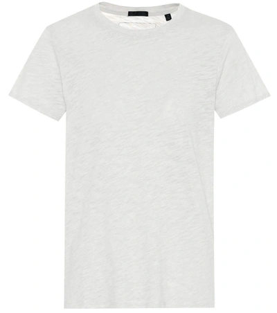 Shop Atm Anthony Thomas Melillo Cotton-blend T-shirt In Grey