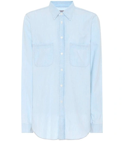 Shop Citizens Of Humanity Julia Cotton Shirt In Blue