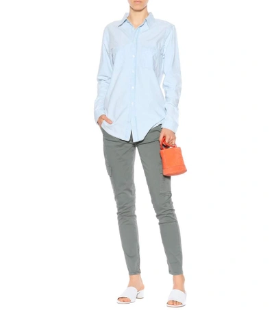 Shop Citizens Of Humanity Julia Cotton Shirt In Blue