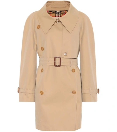 Shop Burberry Fortingall Trench Coat In Beige