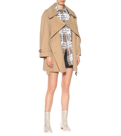 Shop Burberry Fortingall Trench Coat In Beige