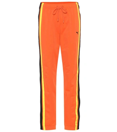 Shop Fenty X Puma Tearaway Sweatpants In Orange