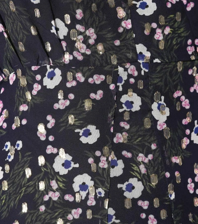 Shop Isabel Marant Maxene Fil Coupé Silk Dress In Female