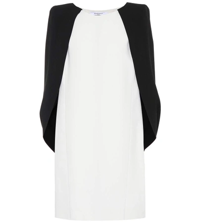 Shop Givenchy Crêpe Cape Dress In White