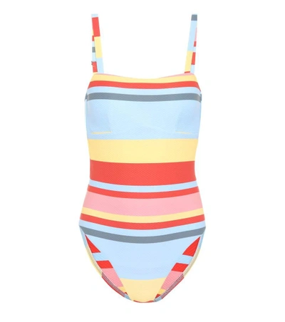 Shop Asceno Striped Swimsuit