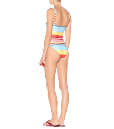 Shop Asceno Striped Swimsuit