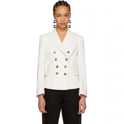 Shop Isabel Marant Ecru Jerena Sporty Stretch Blazer