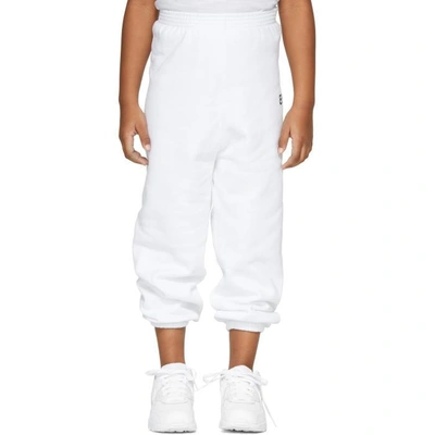 Shop Balenciaga Girl White Bb Lounge Pants In 9000 White