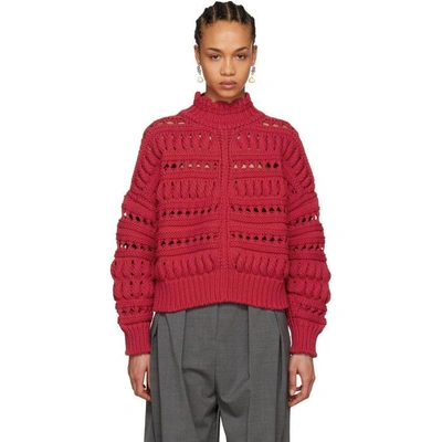Shop Isabel Marant Red Zoe Sweater In 70rd Red