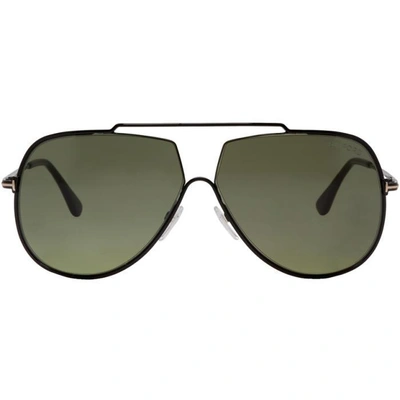Shop Tom Ford Black Chase 02 Sunglasses